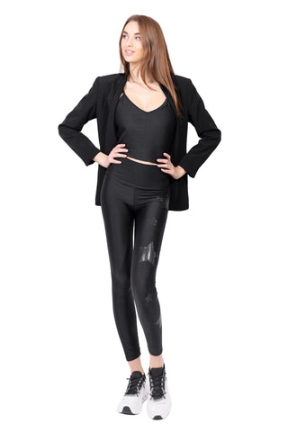 Venere Leggings Baschina Stelle Nere