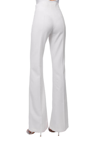 Nuage Pantalone Bianco a vita alta
