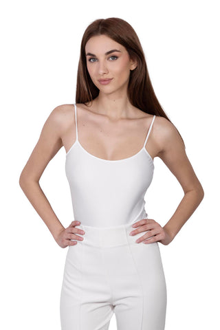 Nuage Pantalone Bianco a vita alta