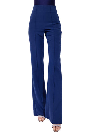 Nuage Pantalone Blu a vita alta