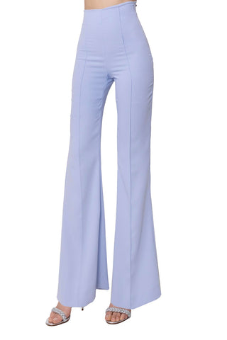 Nuage Pantalone Celeste a vita alta