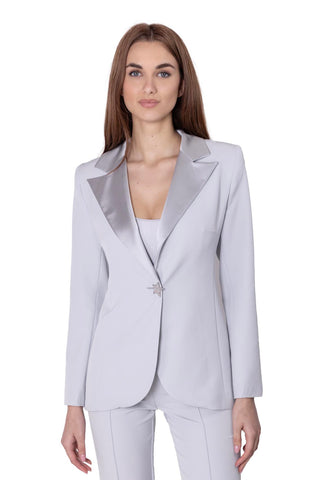Nuage Blazer Grigio Perla