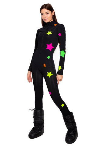 Aspen Tuta nera intera Polvere di Stelle