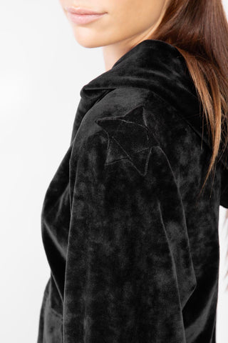 Sunday – Schwarzer Jumpsuit aus weichem Chenille