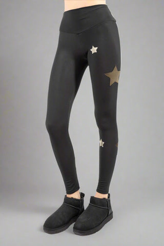 Vega Leggings in Lycra Felpata Vari Colori