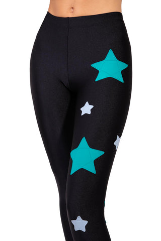 Cascata di Stelle Leggings con Stelle