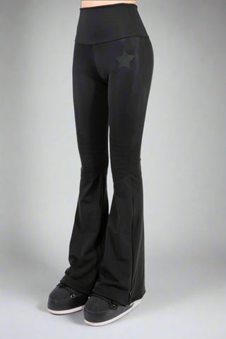 Courchevel Leggings da sci Nero