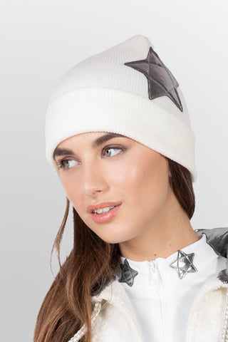 Cortina Cappello in Lana Bianco