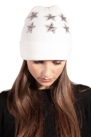 Cortina Cappello in Lana Bianco