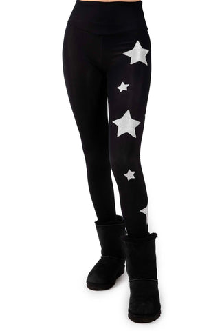 Venere Leggings a vita alta in Lycra Felpata