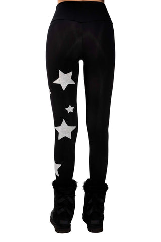Venere Leggings a vita alta in Lycra Felpata