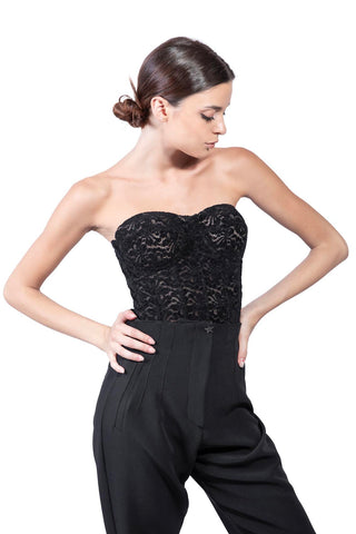 Transparence Corpetto in Pizzo