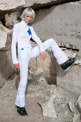 Gstaad Pantalone da Sci Bianco