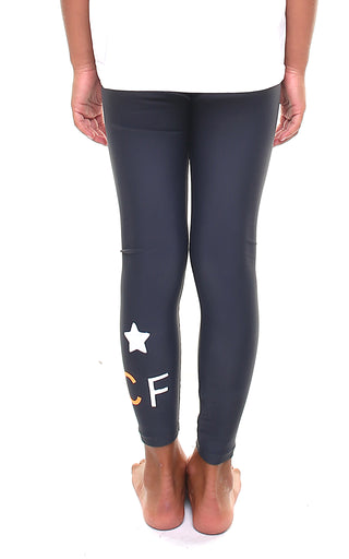 Leggings Bambina personalizzato con una stella e lettere applicate in orizzontale - L'Equilibriste