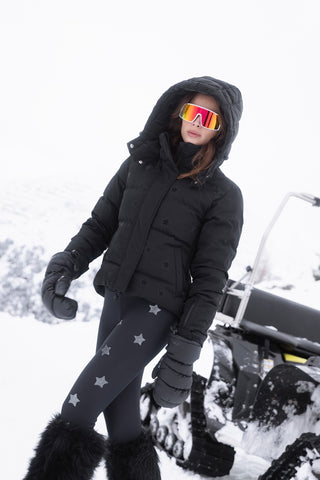 Icefall Winter Leggings da Sci Super Warm Nero e Argento