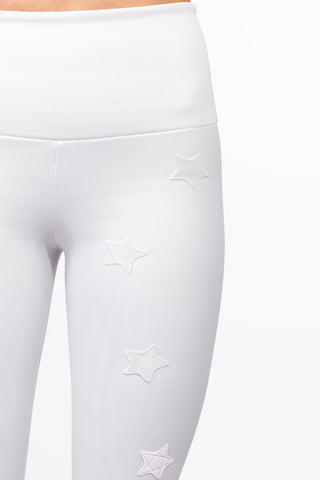 Icefall Winter Leggings Super Warm All White