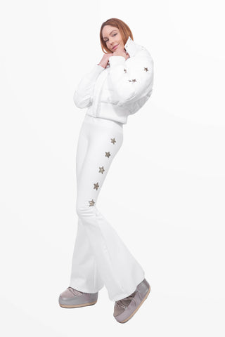 Courmayer Winter Leggings  da sci Bianco e Oro