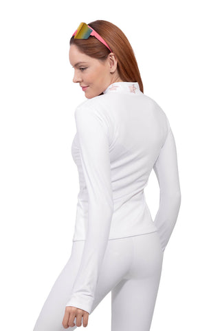 Crans-Montana Maglia Termica Bianca