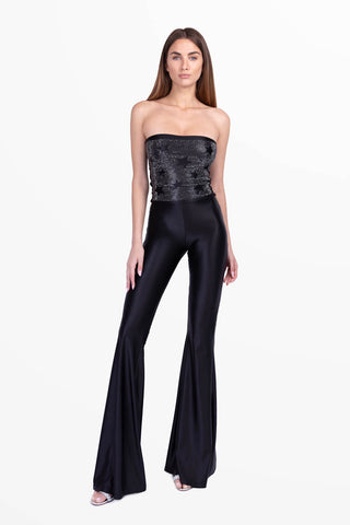 Diamond Sirène Jumpsuit avec Cristaux