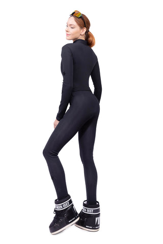 Cortina 2026 Tuta da Sci Super Warm All Black