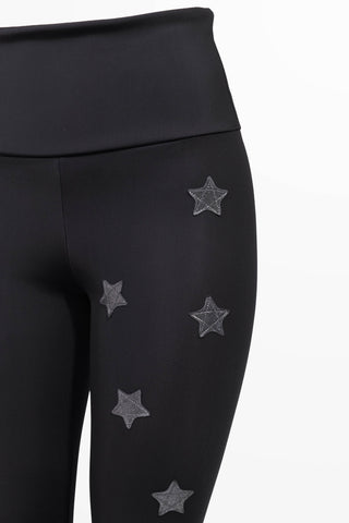 Icefall Winter Leggings da Sci Super Warm Nero e Argento