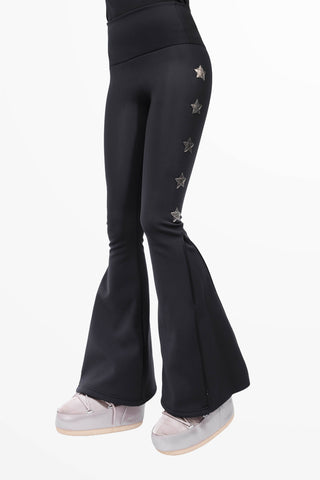 Crans-Montana Winter Leggings da Sci Super Warm Nero e Oro