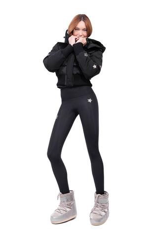 Verbier Winter Leggings Super Warm Nero e Oro