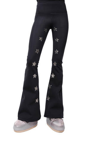 Megeve Winter Leggings Super Warm Nero e Oro