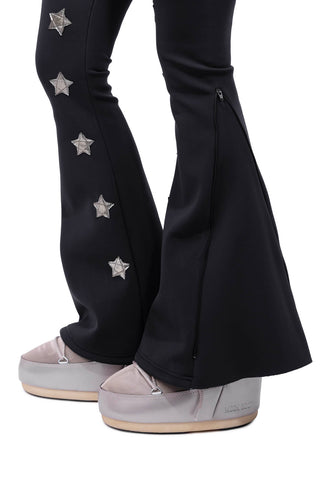 Megeve Winter Leggings Super Warm Nero e Oro