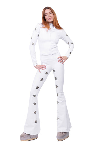 Crans-Montana Winterleggings Weiß