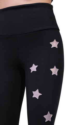 Icefall Winter Leggings Super Warm Nero e Rosa