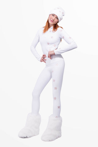 Skibody Megeve Bianco e Rosa