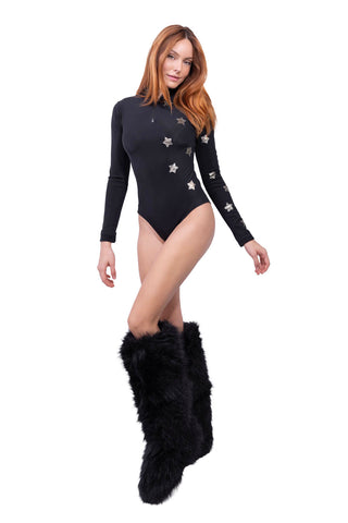 Skibody Megeve Nero e Oro