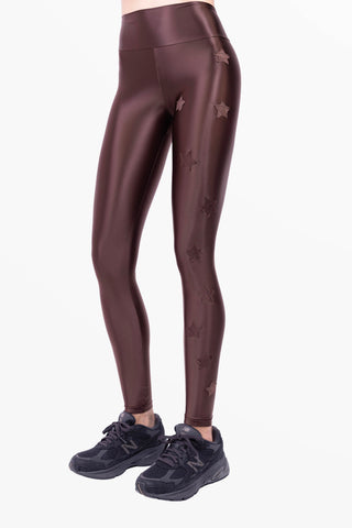 Cascade Leggings in Lycra effetto Seta