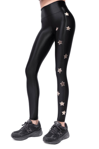 Cascade Leggings Black Gold