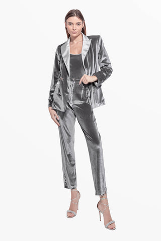 Rock Star Pantalone Ghiaccio in Velluto