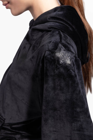 Sunday Diamond Tuta Completa in Ciniglia Soft Touch Black