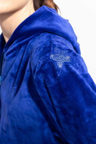 Diamante Sunday Soft-Touch-Chenille-Sweatshirt