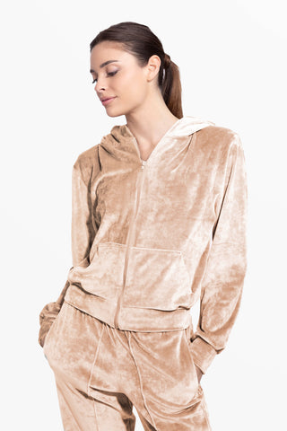 Diamante Sunday Soft-Touch-Chenille-Sweatshirt