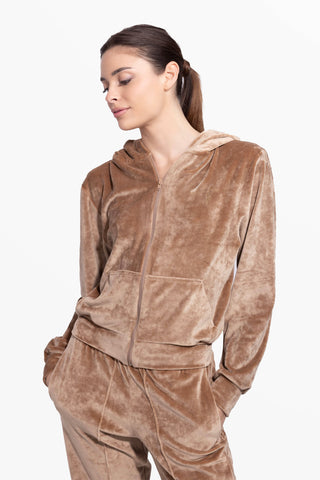 Diamante Sunday Soft-Touch-Chenille-Sweatshirt