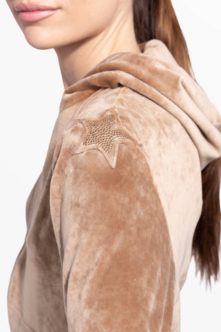 Diamante Sunday Soft-Touch-Chenille-Sweatshirt