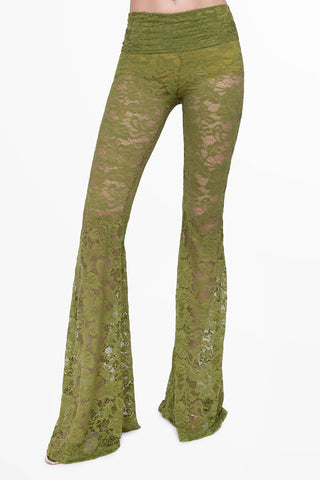 Transparence Pantalon d'été Lime