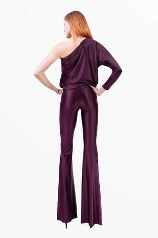 Berenice jumpsuit intera in Lycra Setata RedWine