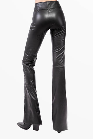 Mira pantalone in ecopelle con Stelle