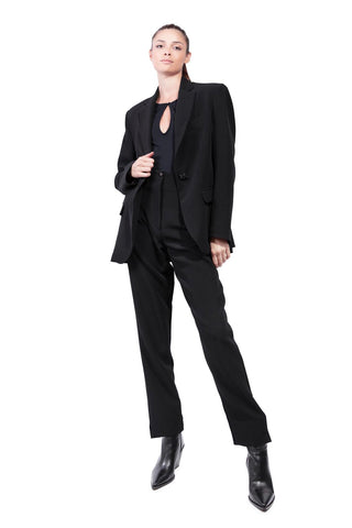 Rock Star Oversized Black Jacket