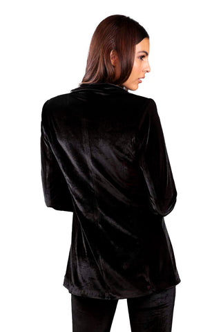 Hera Black Velvet Tailleur