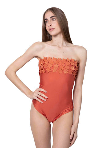 Aribel One Piece Swimsuit and Body Orange