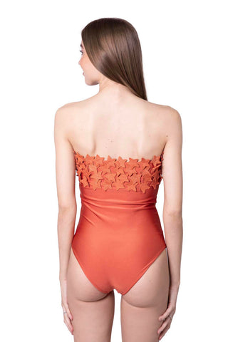 Aribel One Piece Swimsuit and Body Orange