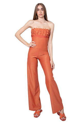 Aribel Costume Intero e Body Orange
