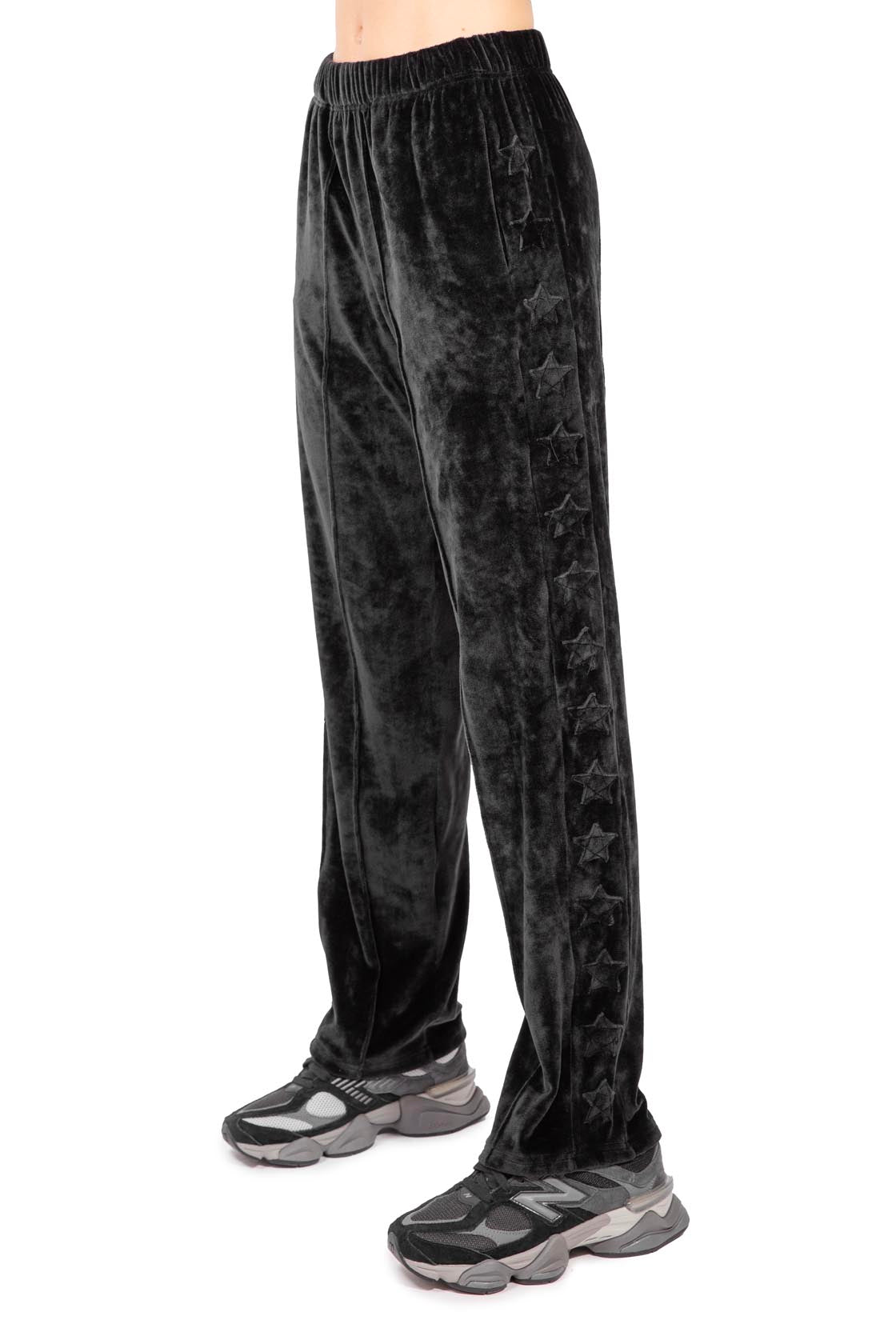 Sunday Black Soft-Touch Velour Tracksuit